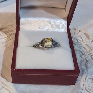 Honey Dahlia Sterling Silver Ring